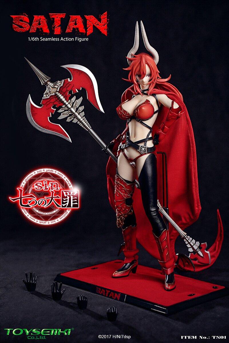 TOYSEIIKI 七つの大罪サタン Satan 1/6フィギュア 憤怒の像 Seven Mortal Sins] Satan 1/6 Scale Seamless Action Figure