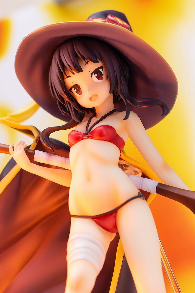 B'full Movie Kono Subarashii Sekai ni Shukufuku o! Kurenai Densetsu Megumin  Swimsuit Ver. 1/7 PMMA Figure, Figures & Plastic Kits