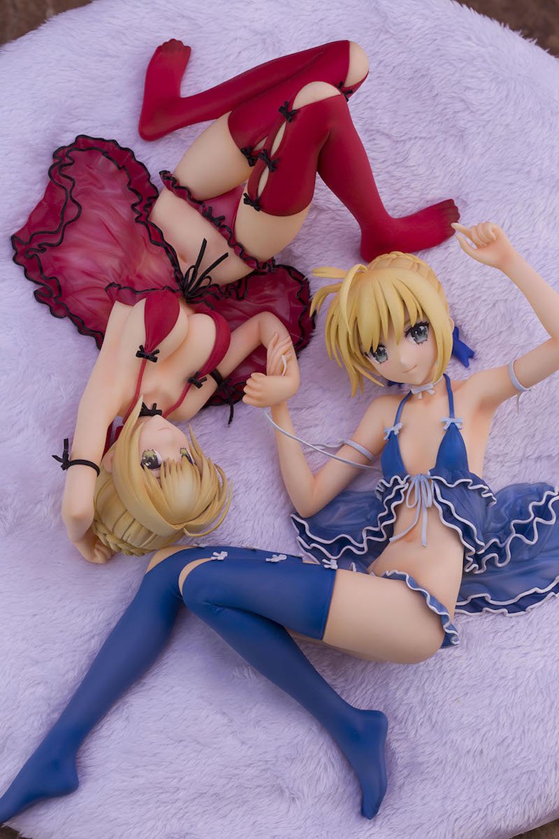 Fate/Extella Nero & Altria Lingerie Ver. Figure Set: Alphamax