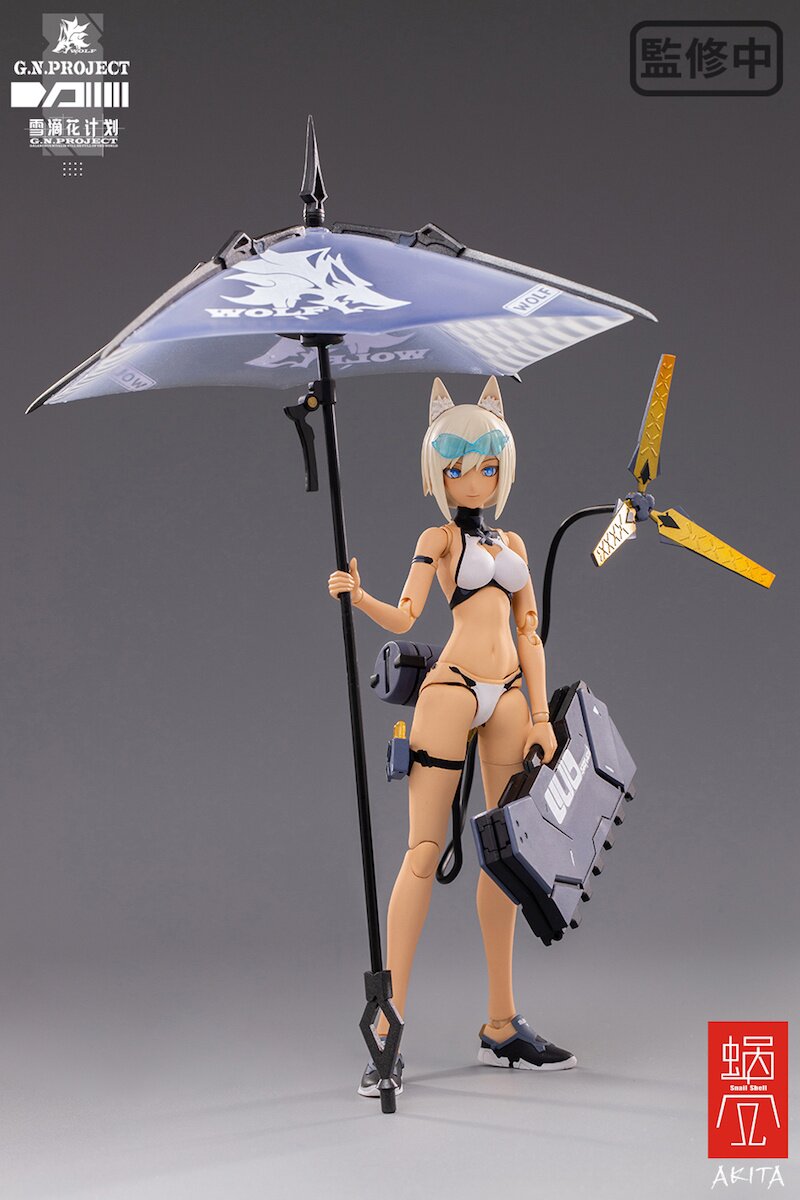G.N.Project] Vol. 1 WOLF-001: Swimsuit Figure Body & Equipment Set