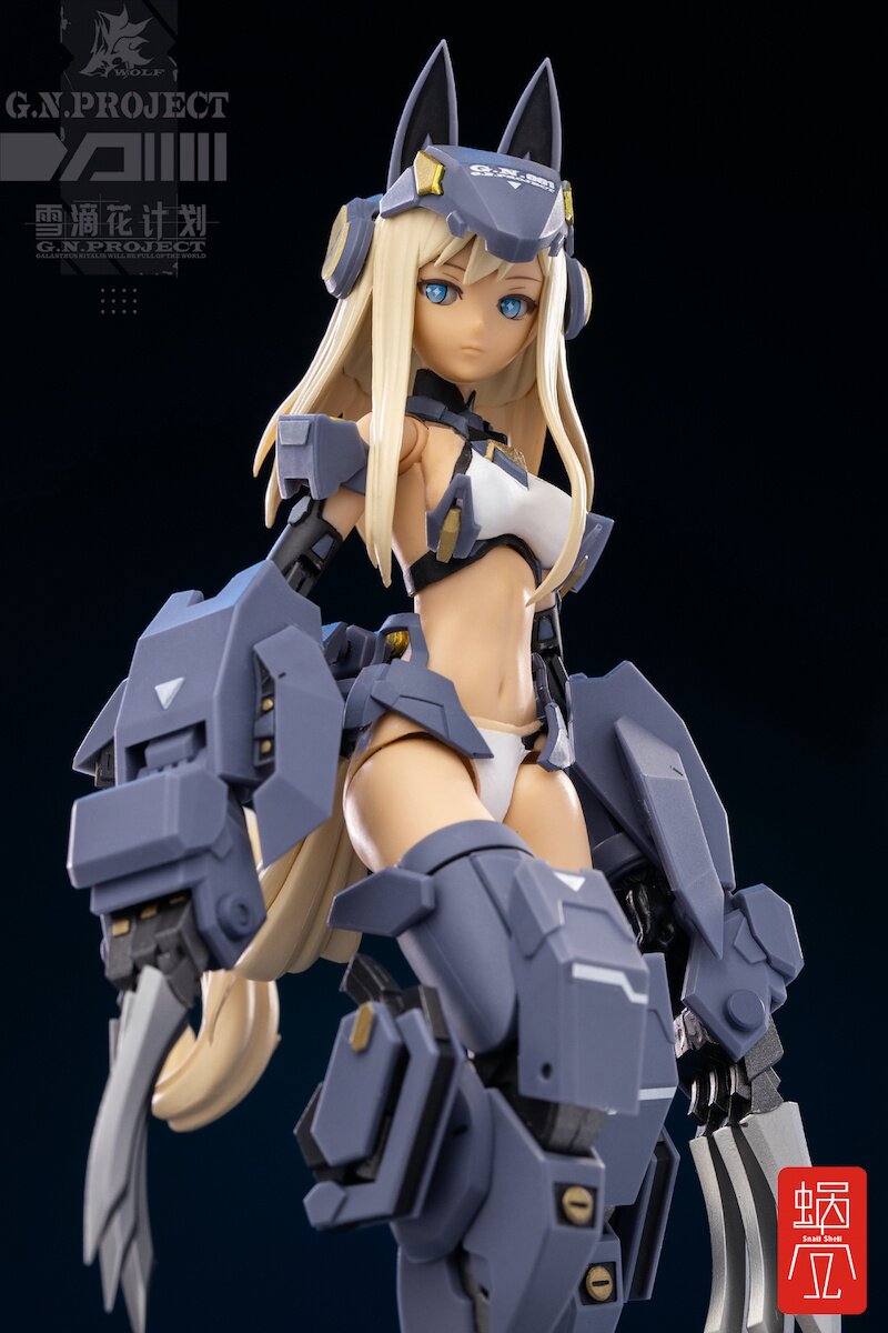 G.N.Project Vol. 1 WOLF-001: Wolf Armor Set 1/12 Scale Action