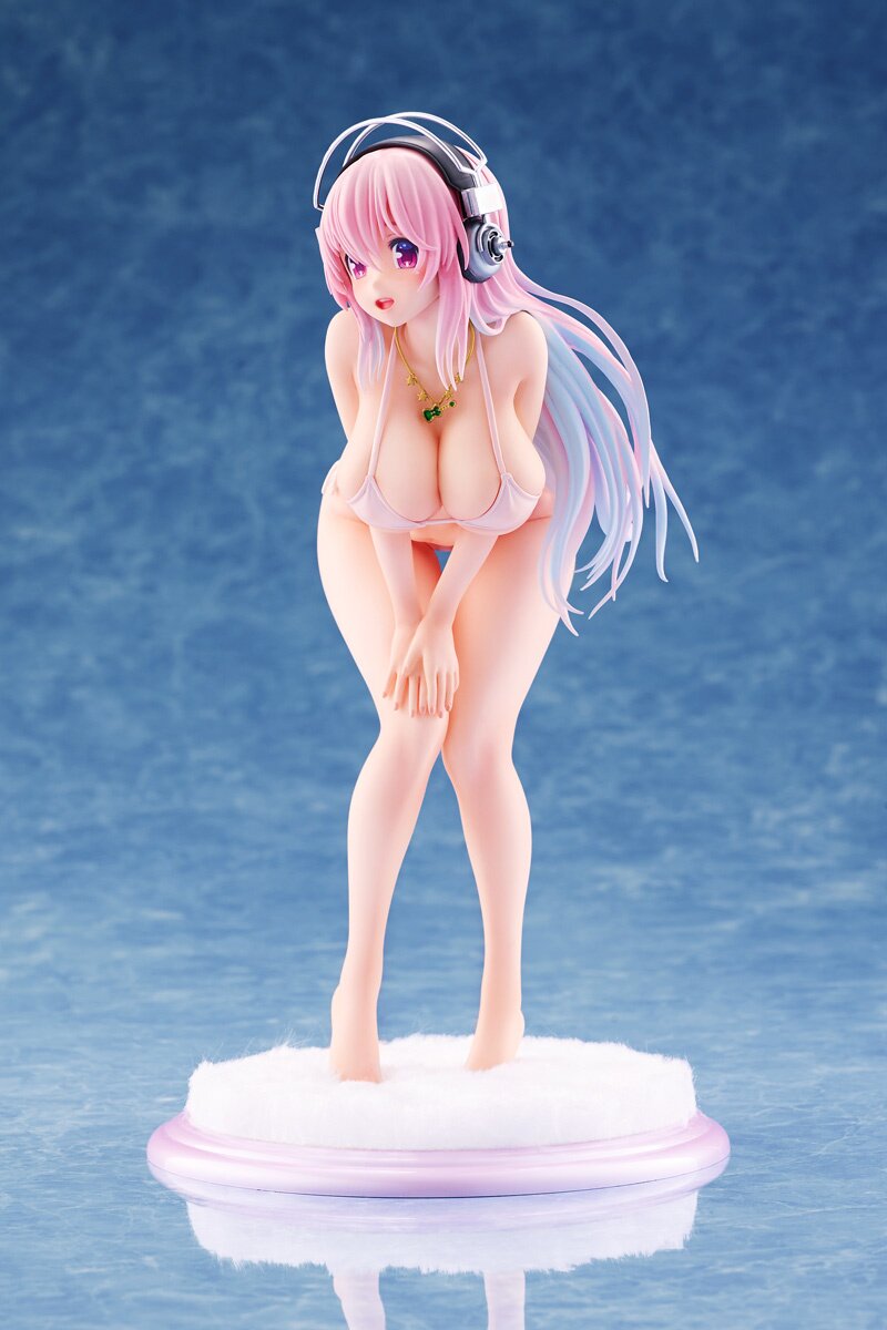 Super Sonico Dream Tech White Swimsuit Style Wave 1/7 Scale deals Figure