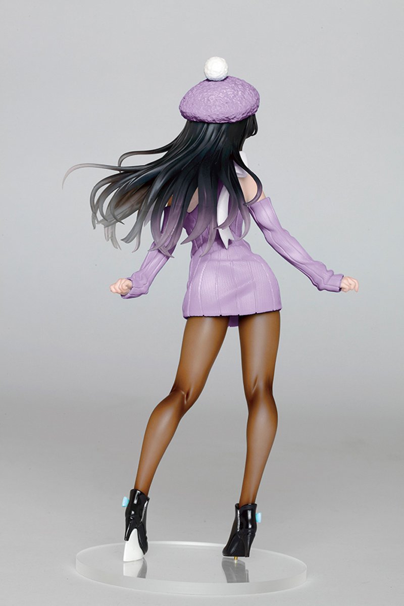 thumbnail interactive-video image 1 of Taito Coreful Mai Sakurajima Figure – Bunny Girl Senpai – Knit Dress Ver. – 7.8in PVC Anime Collectible 1 of 4