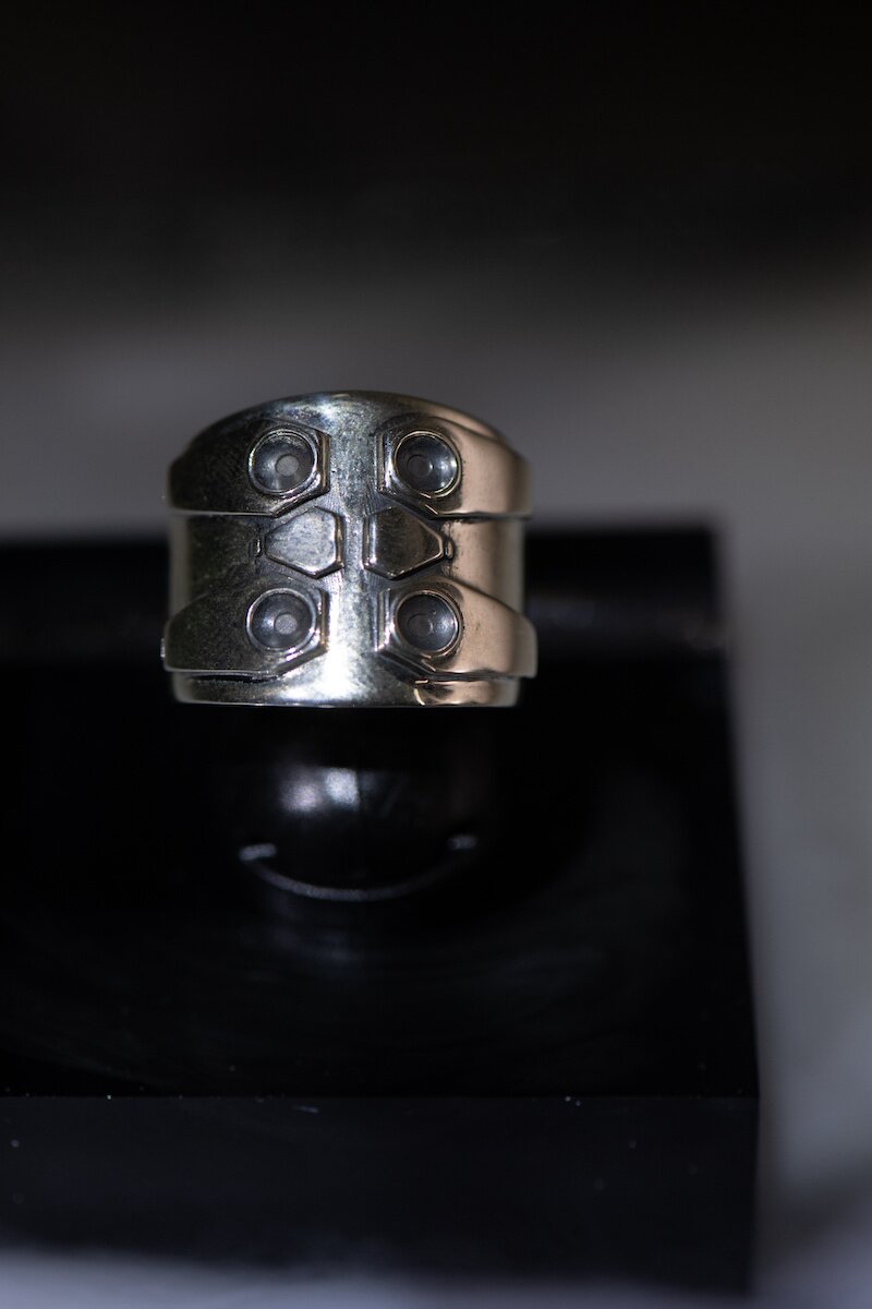 Ghost in the Shell: SAC_2045 x haraKIRI Collaboration Accessory Connector  Ring (Sizes 15-22)