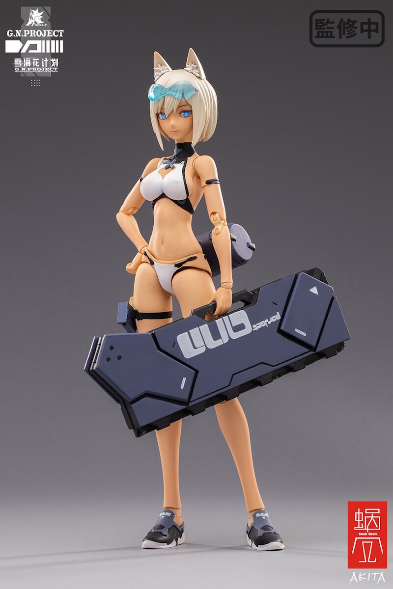 G.N.Project] Vol. 1 WOLF-001: Swimsuit Figure Body & Equipment Set