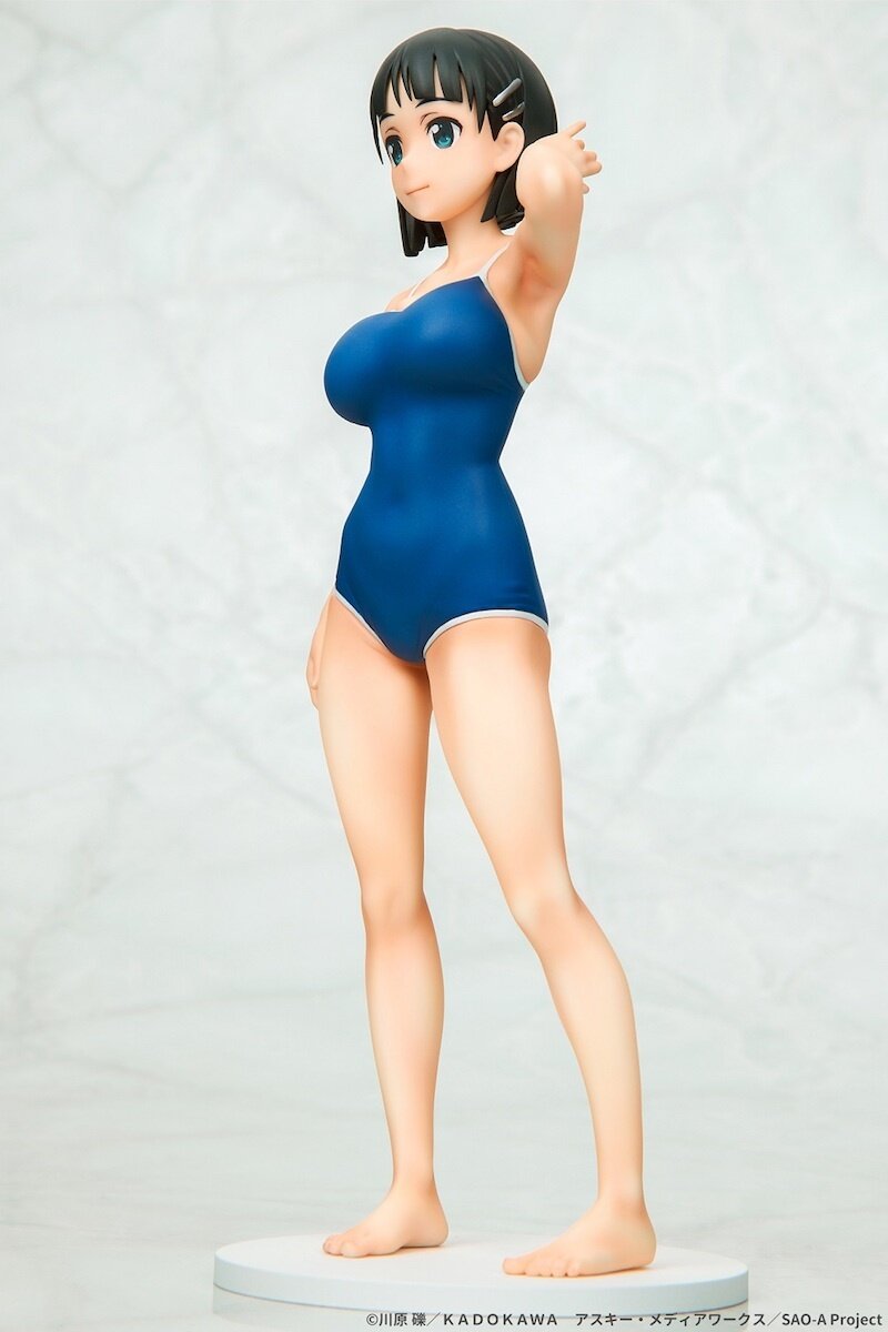 kirigaya suguha navy swimsuit ver