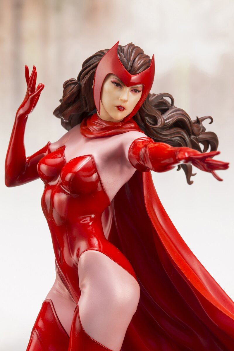 KOTOBUKIYA SCARLET WITCH MARVEL BISHOUJO 1/8 PVC Figure, Figures & Plastic  Kits