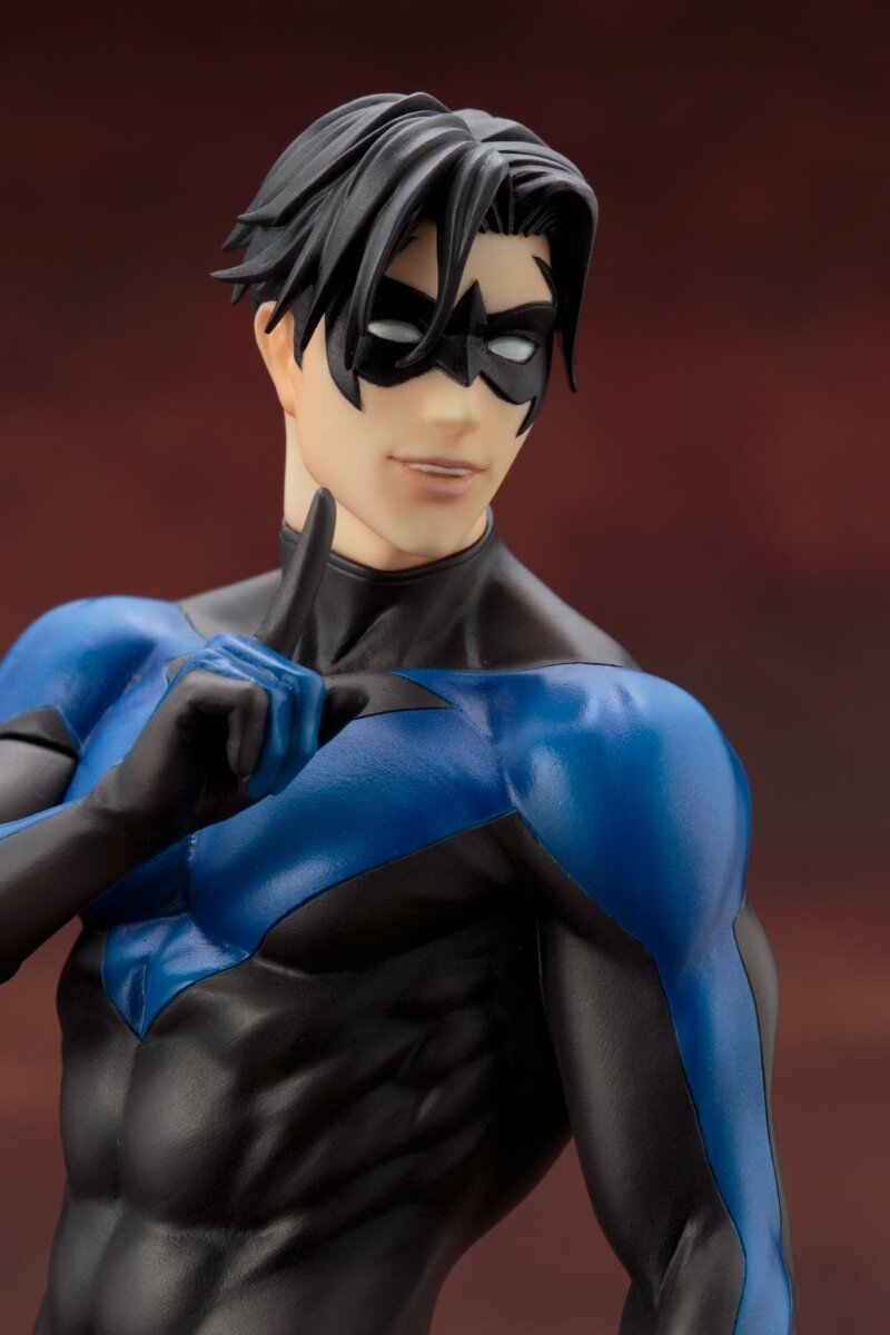 Nightwing Ikemen Statue (1st Edition w/ Bonus Part): KOTOBUKIYA