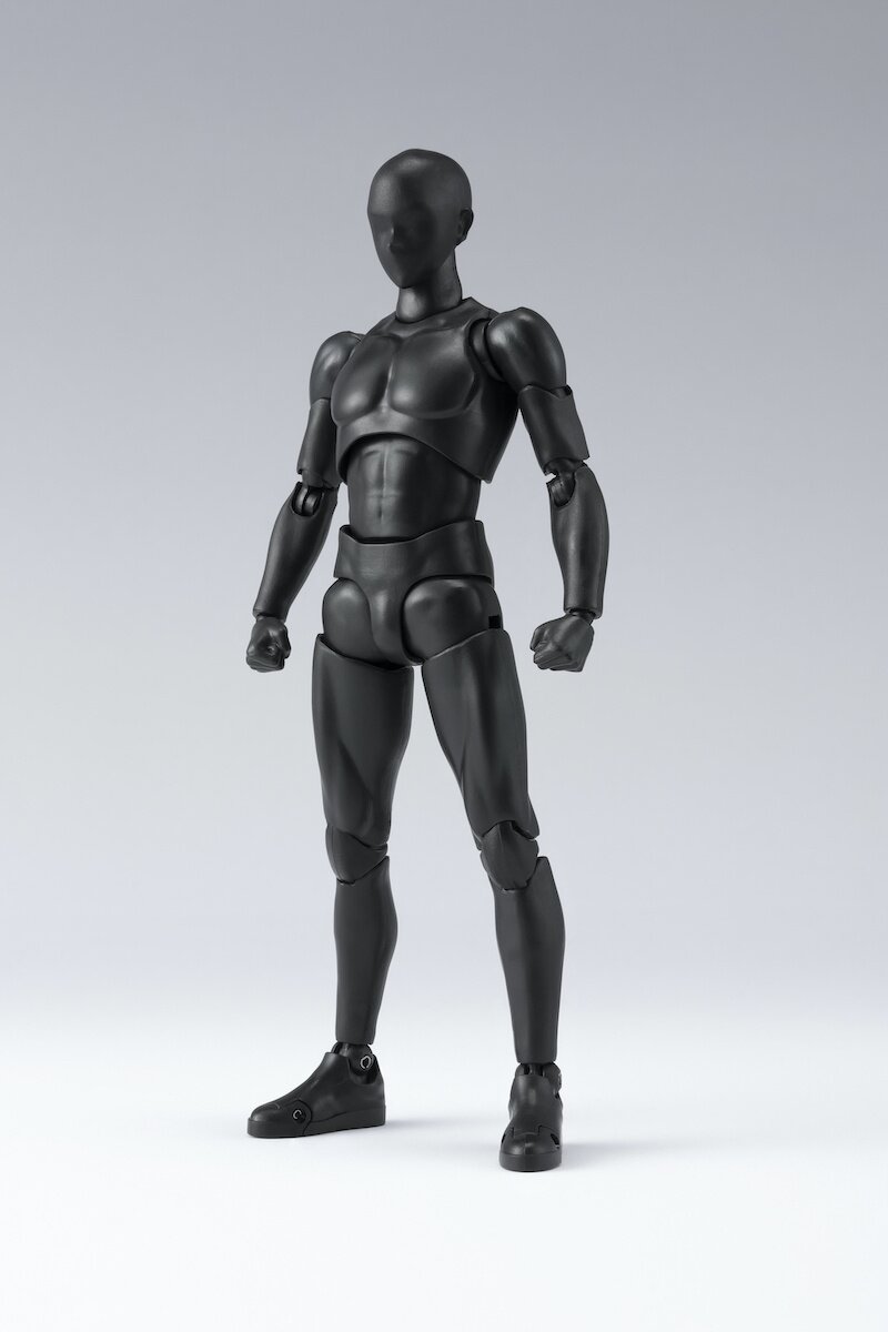 Bandai S.H.Figuarts Body-Kun: Solid Black Color Ver. Dx Set Vol. 2, Figures & Dolls Action Figures