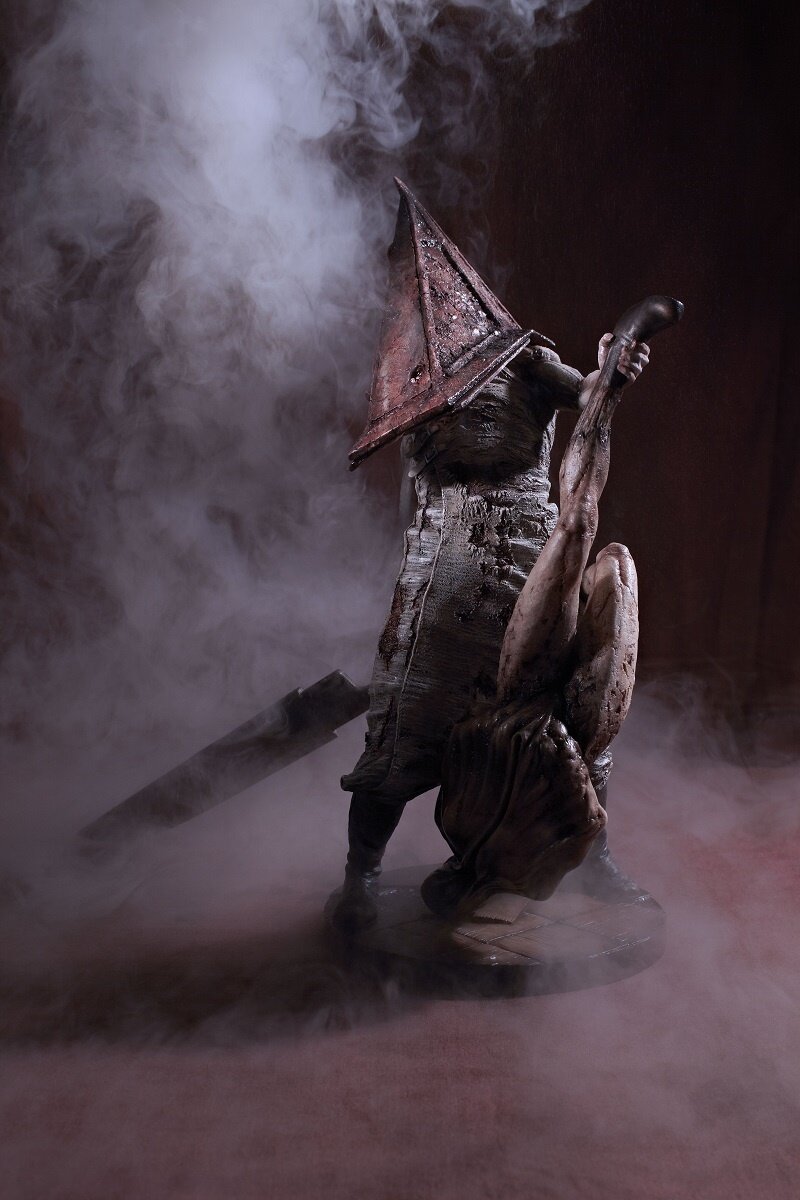 Red Pyramid Thing Statue by Gecco Co