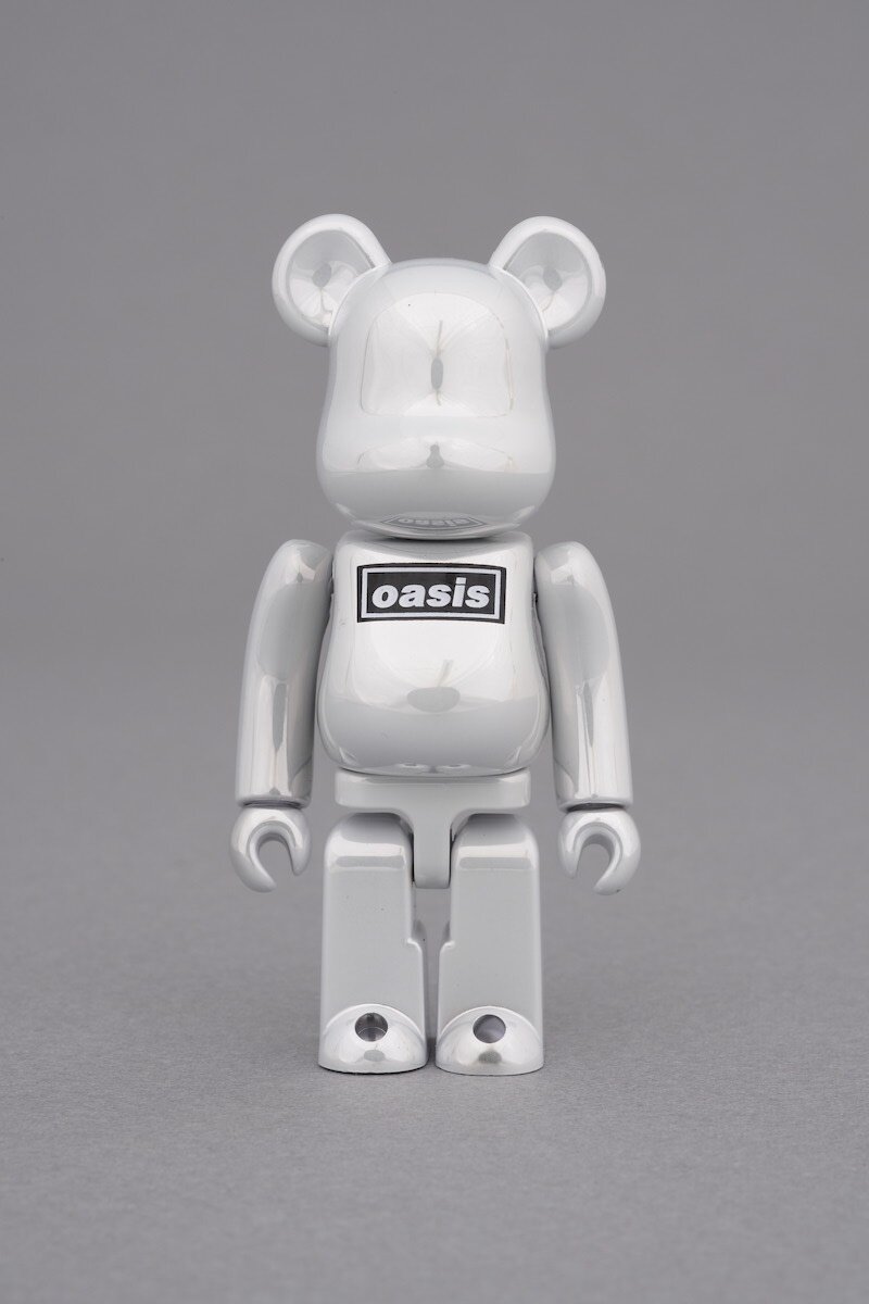 フィギュアBE@RBRICK OASIS 100% 400% WHITE CHROME - その他