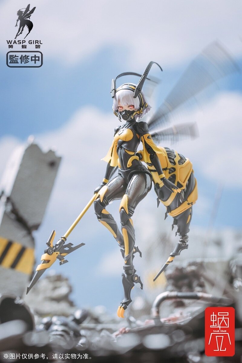 SNAIL SHELL BEE-03W ARGIDAE Wasp Girl 1/12 factory Scale Action Figuren Figma