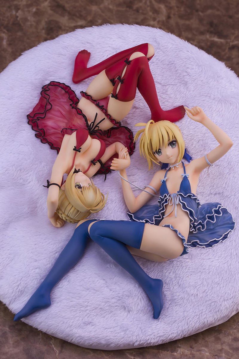 Fate/EXTELLA ネロandアルトリア　1/7 アルファマックス Fate/Extella Nero & Altria Lingerie Ver. Figure Set: Alphamax