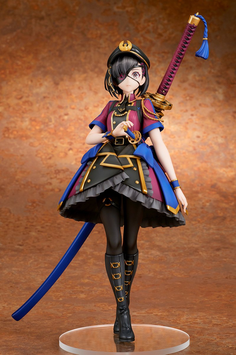 Figure Fate/Grand Order Mysterious Ranmaru X tampak samping