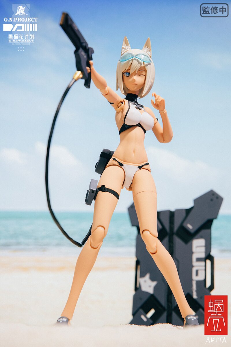 G.N.Project] Vol. 1 WOLF-001: Swimsuit Figure Body & Equipment Set