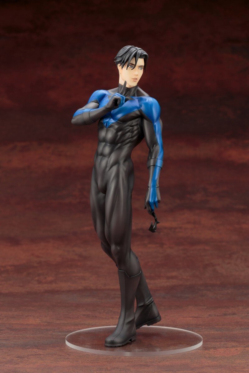 Nightwing Ikemen Statue (1st Edition w/ Bonus Part): KOTOBUKIYA