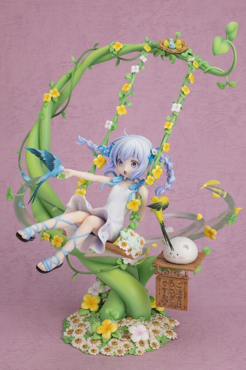 Is the Order a Rabbit?? Chino: Flower Swing 1/7 Scale Figure