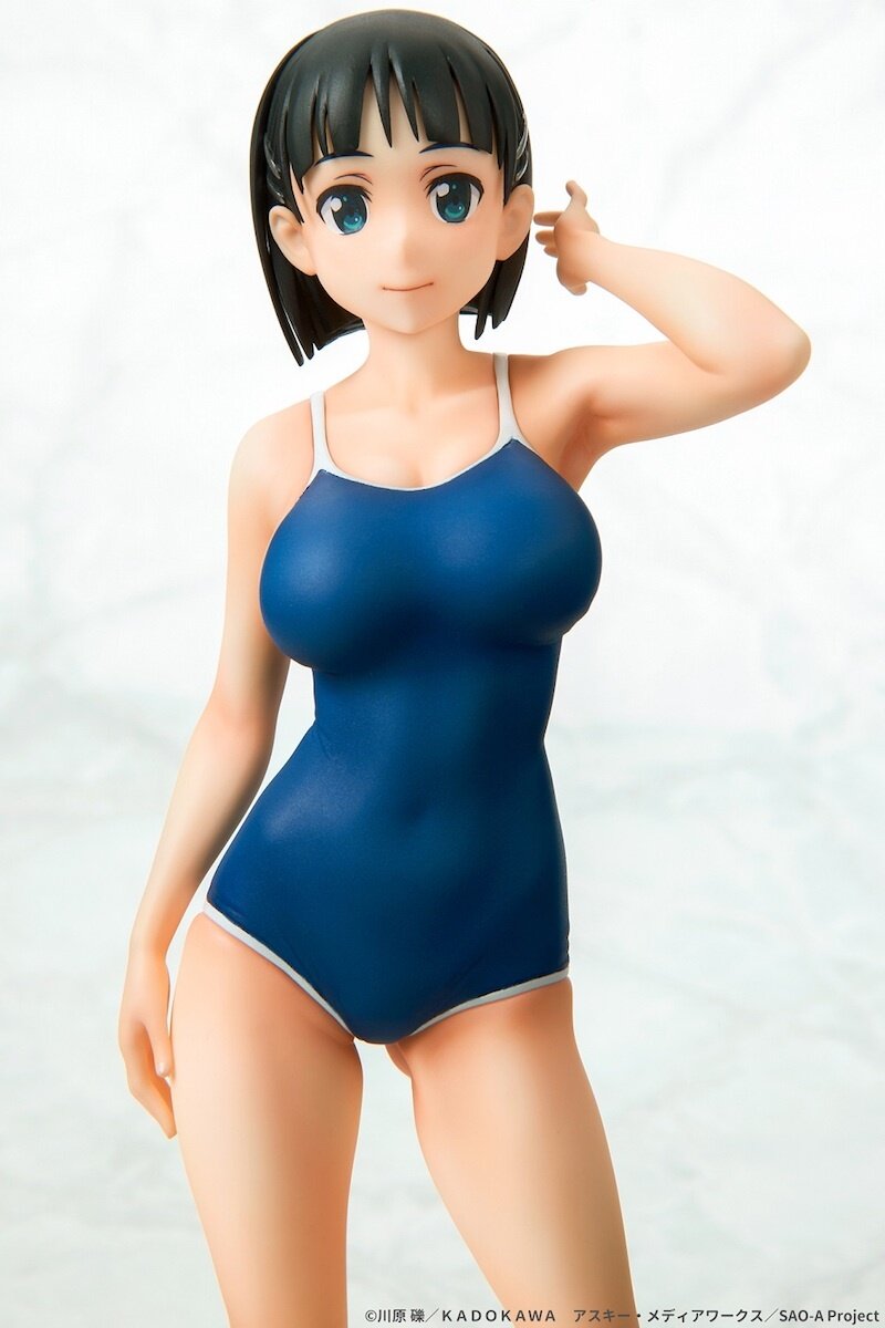 kirigaya suguha navy swimsuit ver