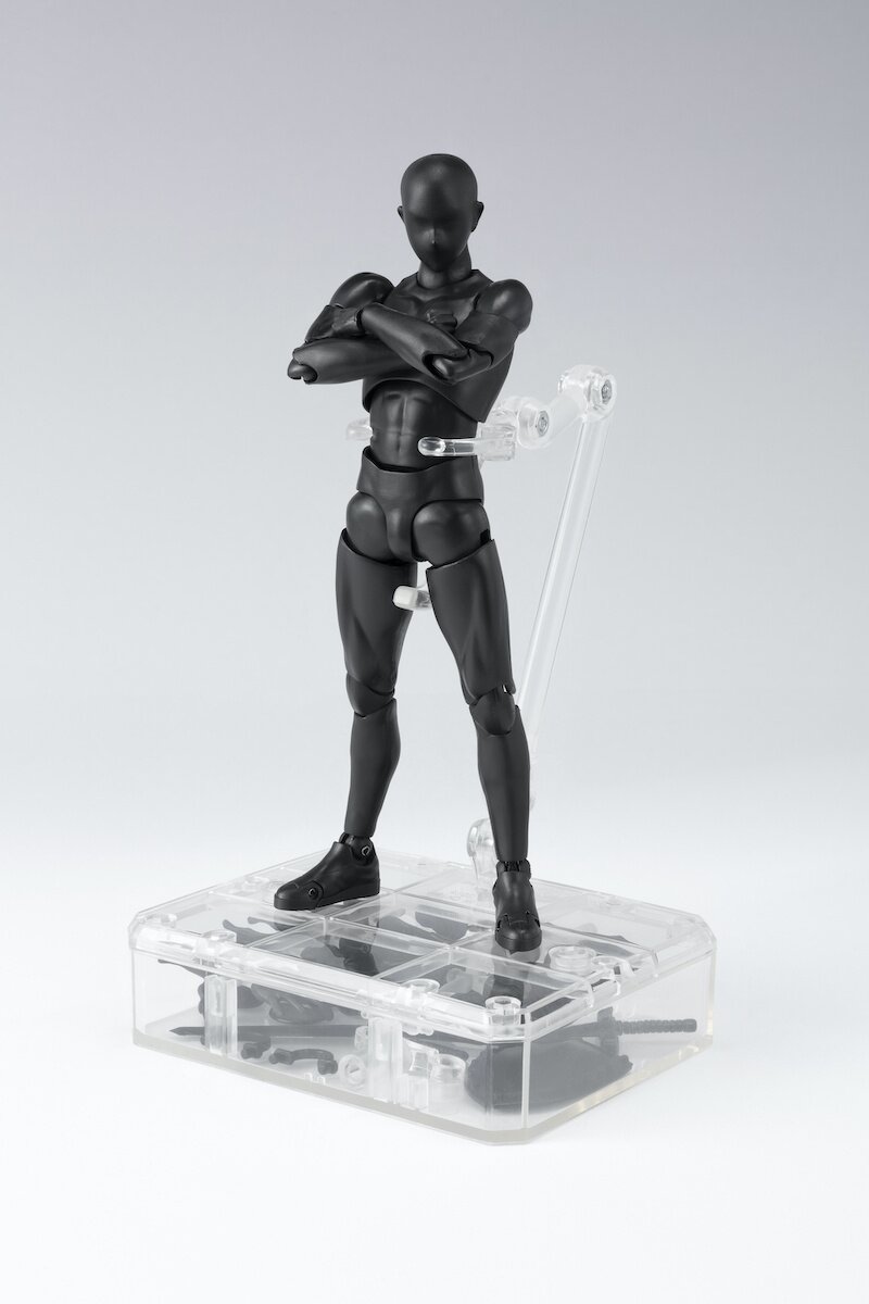 S.H.Figuarts Body-kun DX Set 2 (Solid Black Color Ver.)