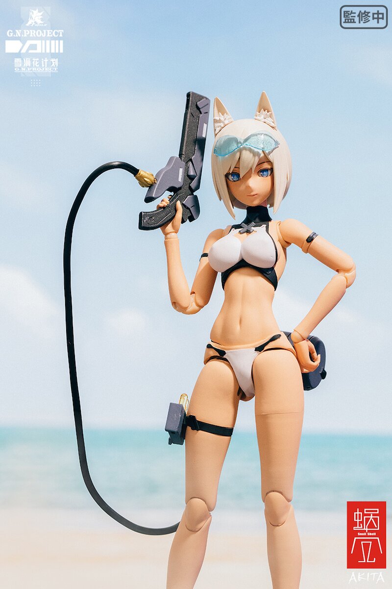 G.N.Project] Vol. 1 WOLF-001: Swimsuit Figure Body & Equipment Set
