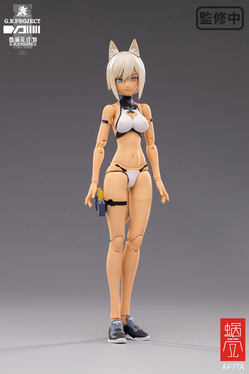 G.N.Project] Vol. 1 WOLF-001: Swimsuit Figure Body & Equipment Set