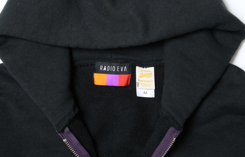Loopwheel Eva Unit-01 Zip Hoodie (Black) - Tokyo Otaku Mode (TOM)