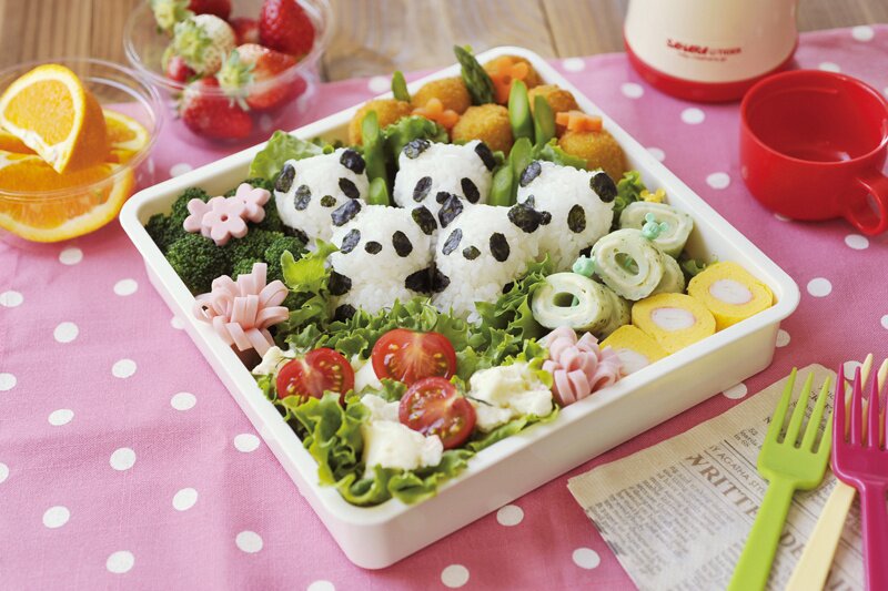 Arnest Japanese BENTO LUNCH accessories baby panda rice maker mold A-76704
