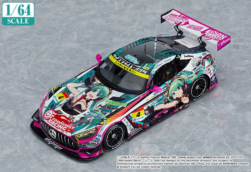 【60％OFF】 1/64 Scale Ver GT Super 2020 AMG Miku Hatsune Smile Good ミニカー