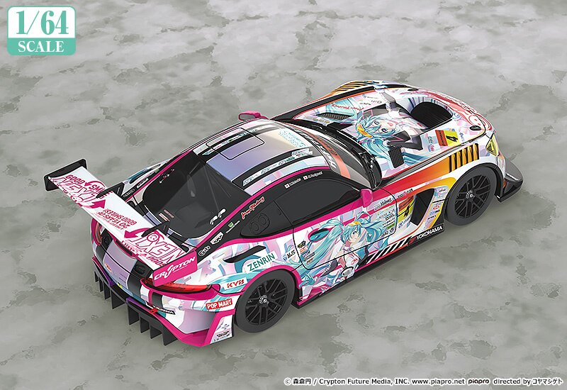 ミニカー Goodsmile Natsune Miku AMG 2021 SUPER GT Good Smile Racing 1:64 Miku Hatsune AMG 2021 SUPER GT Round