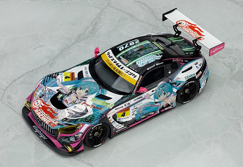 GOOD SMILE Hatsune Miku GTCar 2019 サイン入り Good Smile Hatsune Miku AMG: 2019 SUPER GT Ver. 1/24 Scale Decals