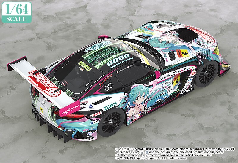 1/64 Scale Good Smile [Hatsune Miku] AMG 2019 Super GT Ver.: Good Smile ...