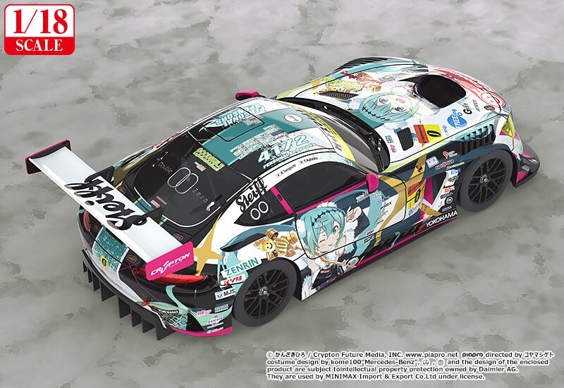 Amazon.com: Hatsune Miku GT Project, 1/18 Good Smile Hatsune Miku AMG 2022  Opener Version : Toys & Games