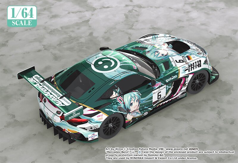 1/64 #6 Mercedes-AMG Team Black Falcon 2019 Spa 24 Hours Ver