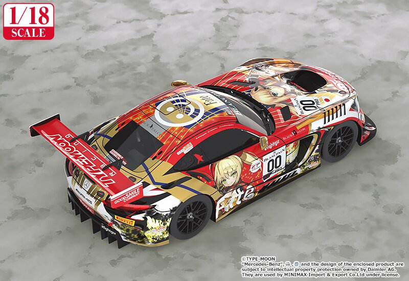 素敵でユニークな Racing Goodsmile Scale 1/18 & 24 Spa 2019 Racing Type-Moon 自動車
