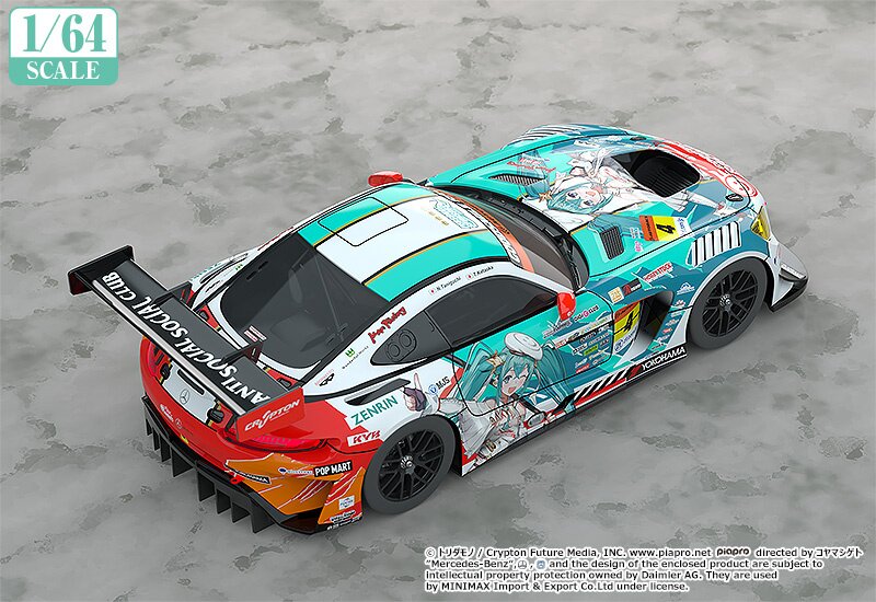 【新品】HATSUNE MIKU AMG 2020 SUPER GT 1/64 1/64 Scale Good Smile Hatsune Miku AMG 2020 Super GT Ver