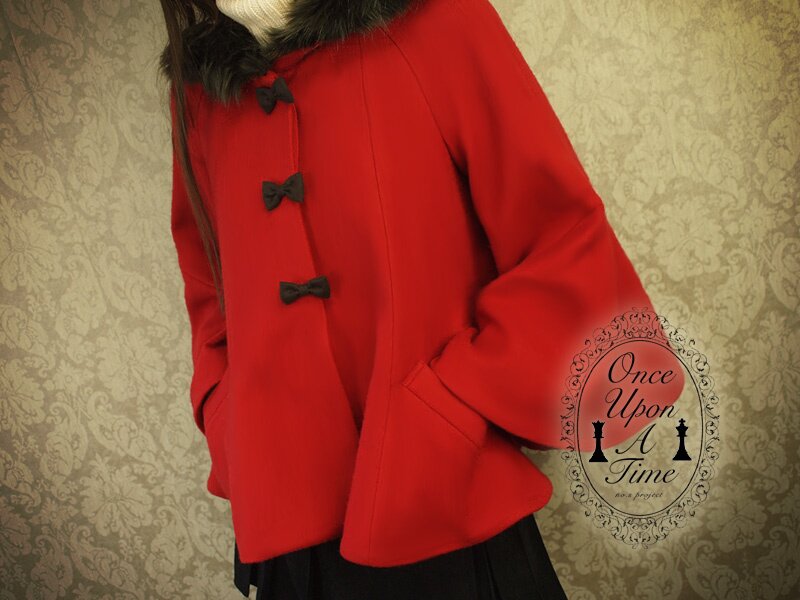 NO.S PROJECT Little Red Riding Hood Flared Coat - Tokyo Otaku Mode