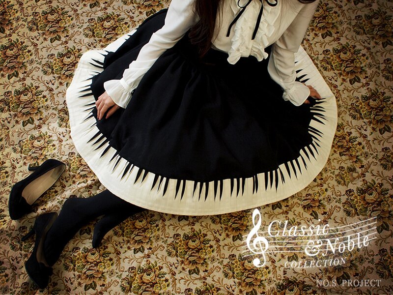 NO.S PROJECT Piano Skirt