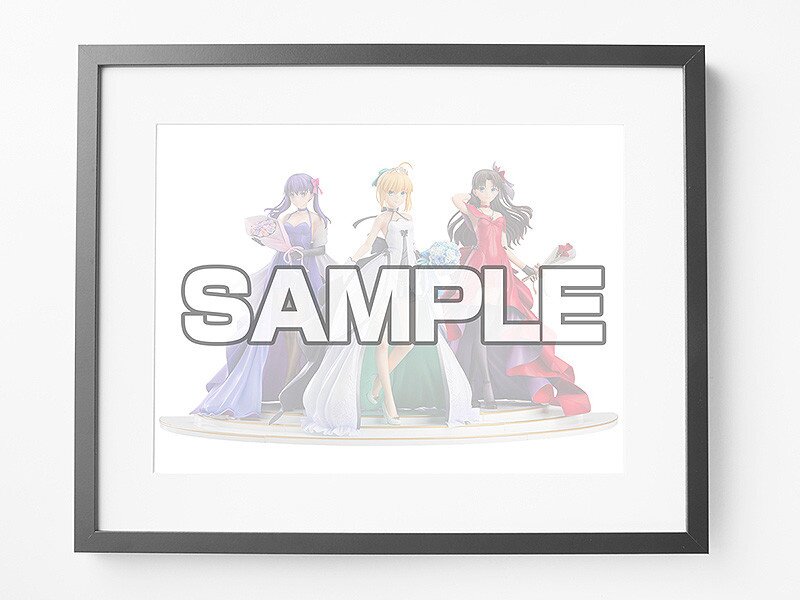 Anime Fate/stay night Tohsaka Rin Saber Gold Stamping Ceramic