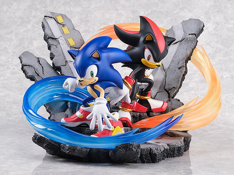 Sonic The Hedgehog Statue Super Situation Figure Chainsaw Man Vs