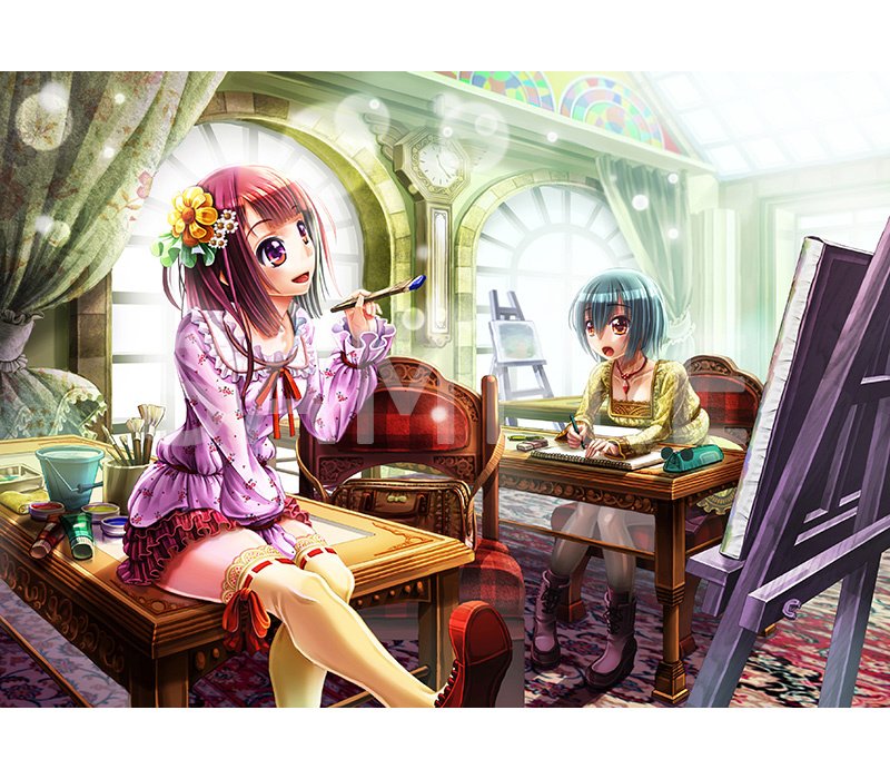 “Illustration Department” Chara Fine Graph Print - Tokyo Otaku Mode (TOM)