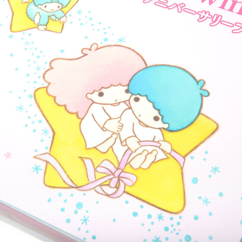 Little Twin Stars 40th Anniversary Book w/ Bonus Pouch, Basket