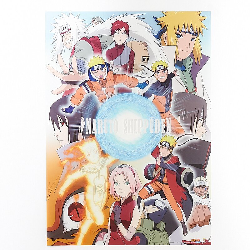 Poster Adesivo Anime Naruto Kakashi Hokage - Cogumelo Corp