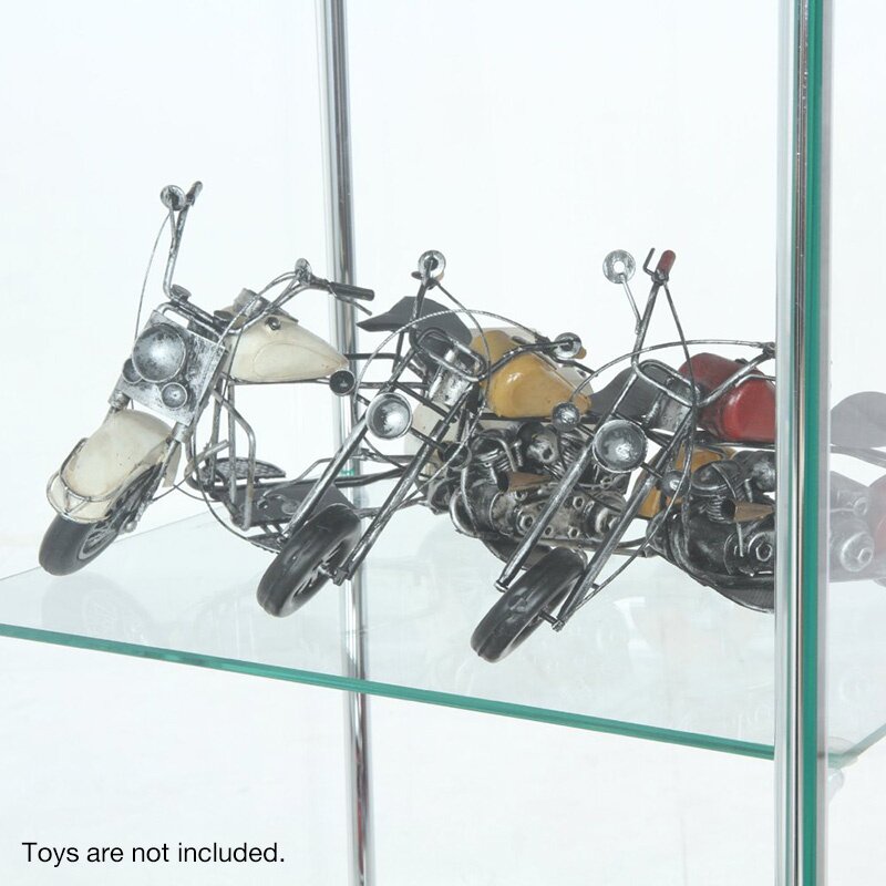 3-Shelf Glass Display Case for Figures and Scale Models - Tokyo