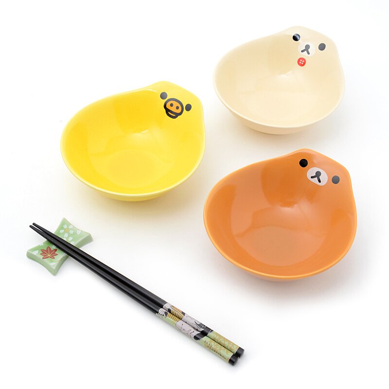 Rilakkuma Two-Tier Lunch Box with Chopsticks - Tokyo Otaku Mode (TOM)