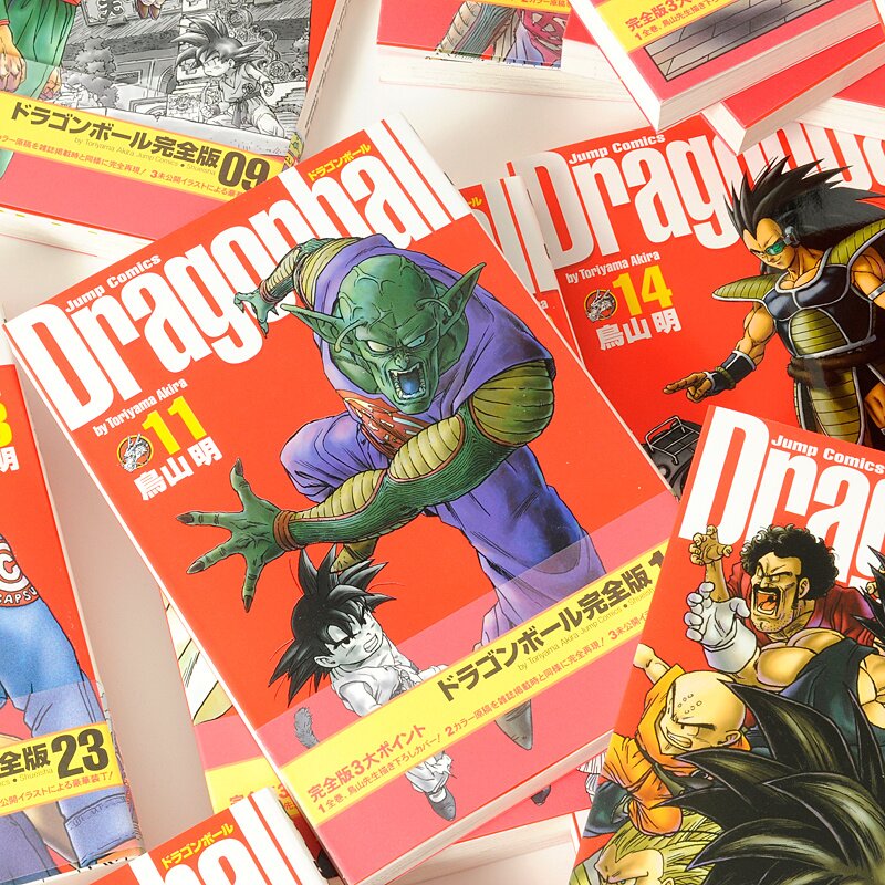 Dragon Ball: Perfect Edition Complete 34-Volume Set (Japanese Ver.)