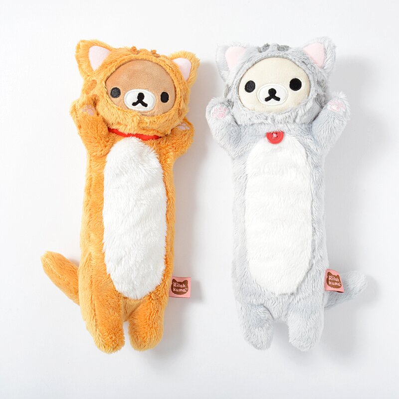 Rilakkuma Motto Nonbiri Neko Plush Pencil Case - Tokyo Otaku Mode (TOM)