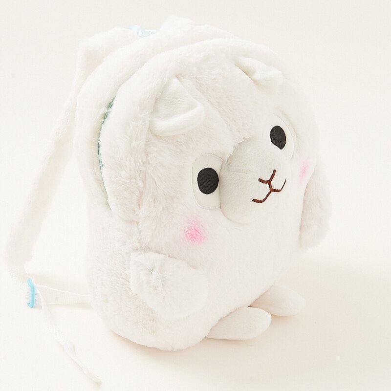 alpaca plush backpack