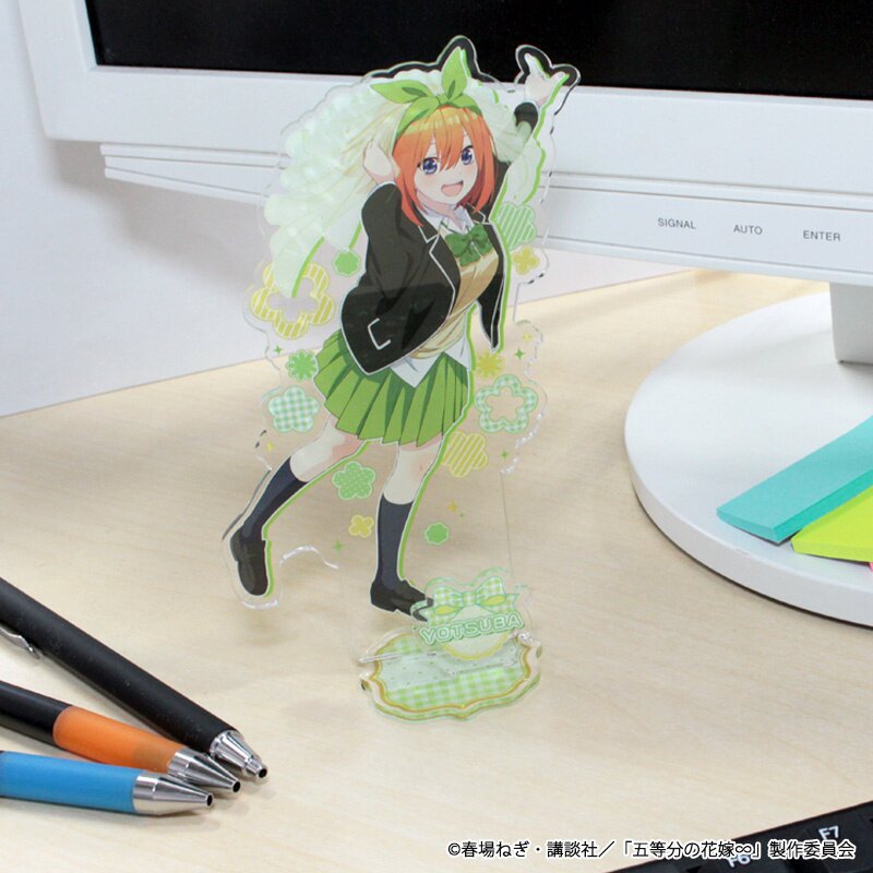 AmiAmi [Character & Hobby Shop]  The Quintessential Quintuplets ~ Acrylic  Stand Design 09 (Yotsuba Nakano /B)(Pre-order)