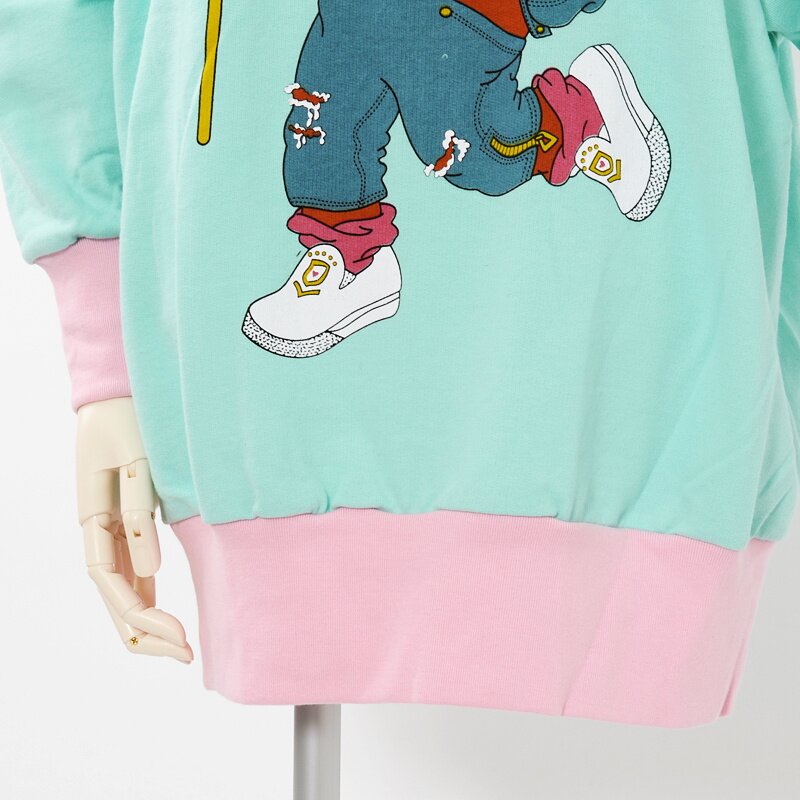 Teddy Fresh, Sweaters, 2 Signature Colorblock Hoodie From Ripndip X Teddy  Fresh