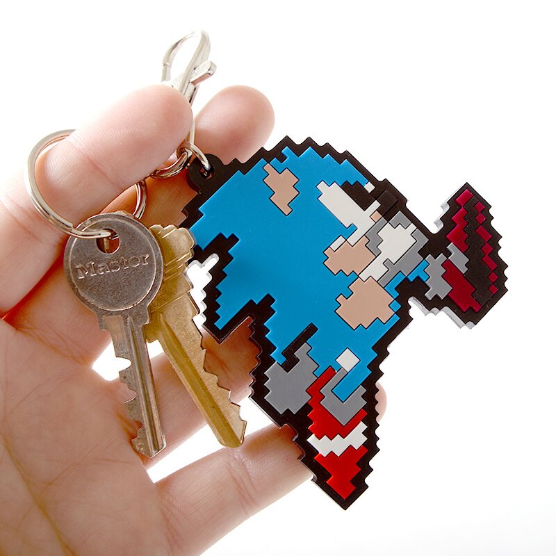 Sonic the Hedgehog 16-Bit Keychain - Tokyo Otaku Mode (TOM)